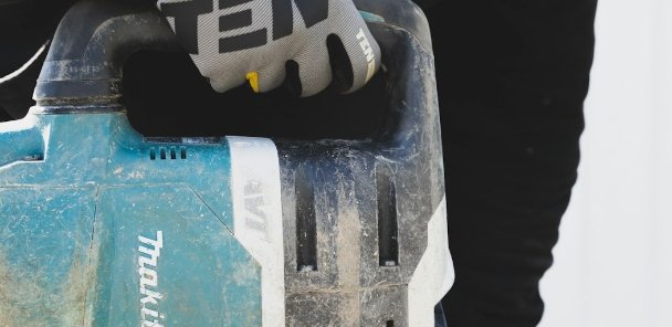 Demolition hammer for tile removal